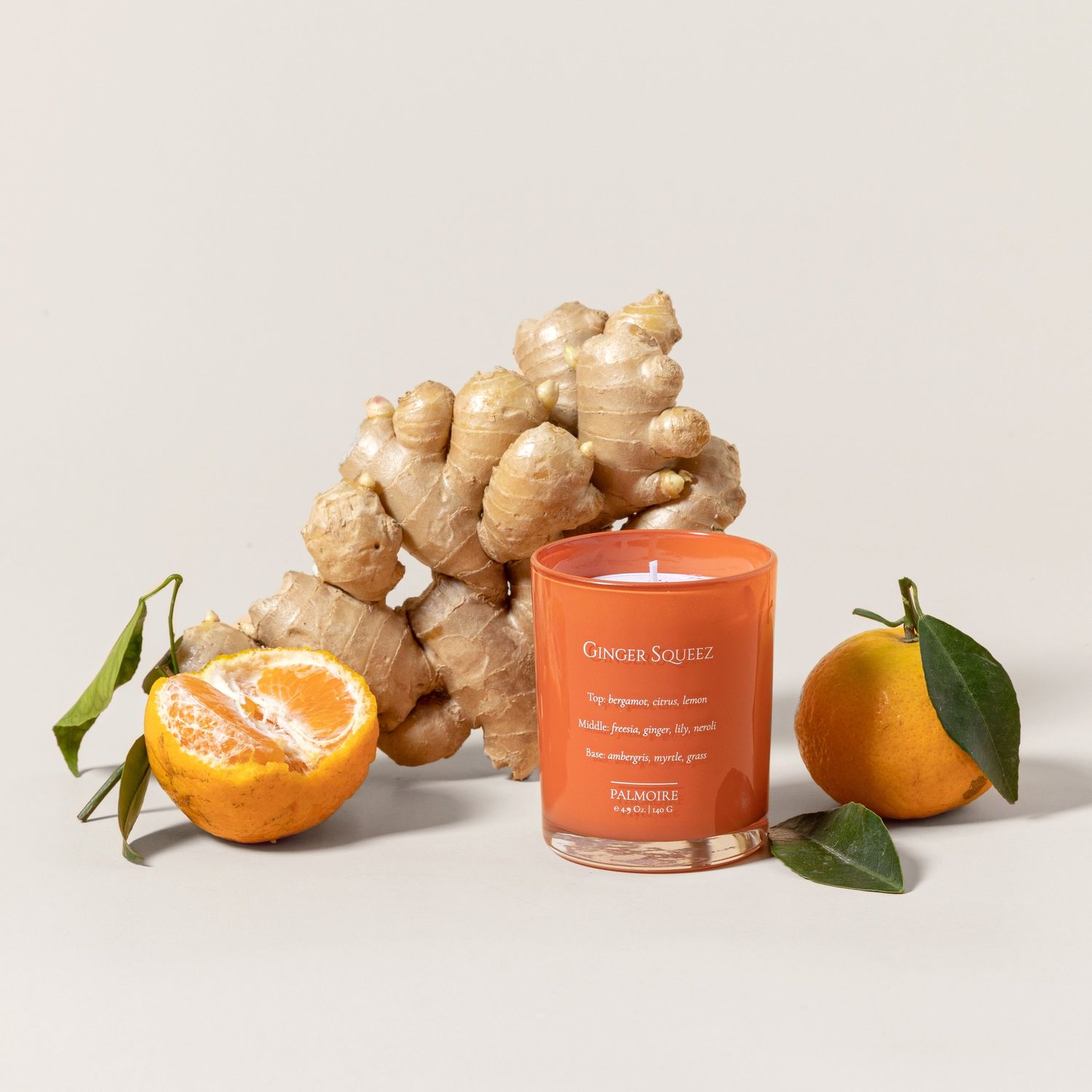 Ginger Squeez Soy Wax Candle, Size: Standard 4.9 oz/ 140 g