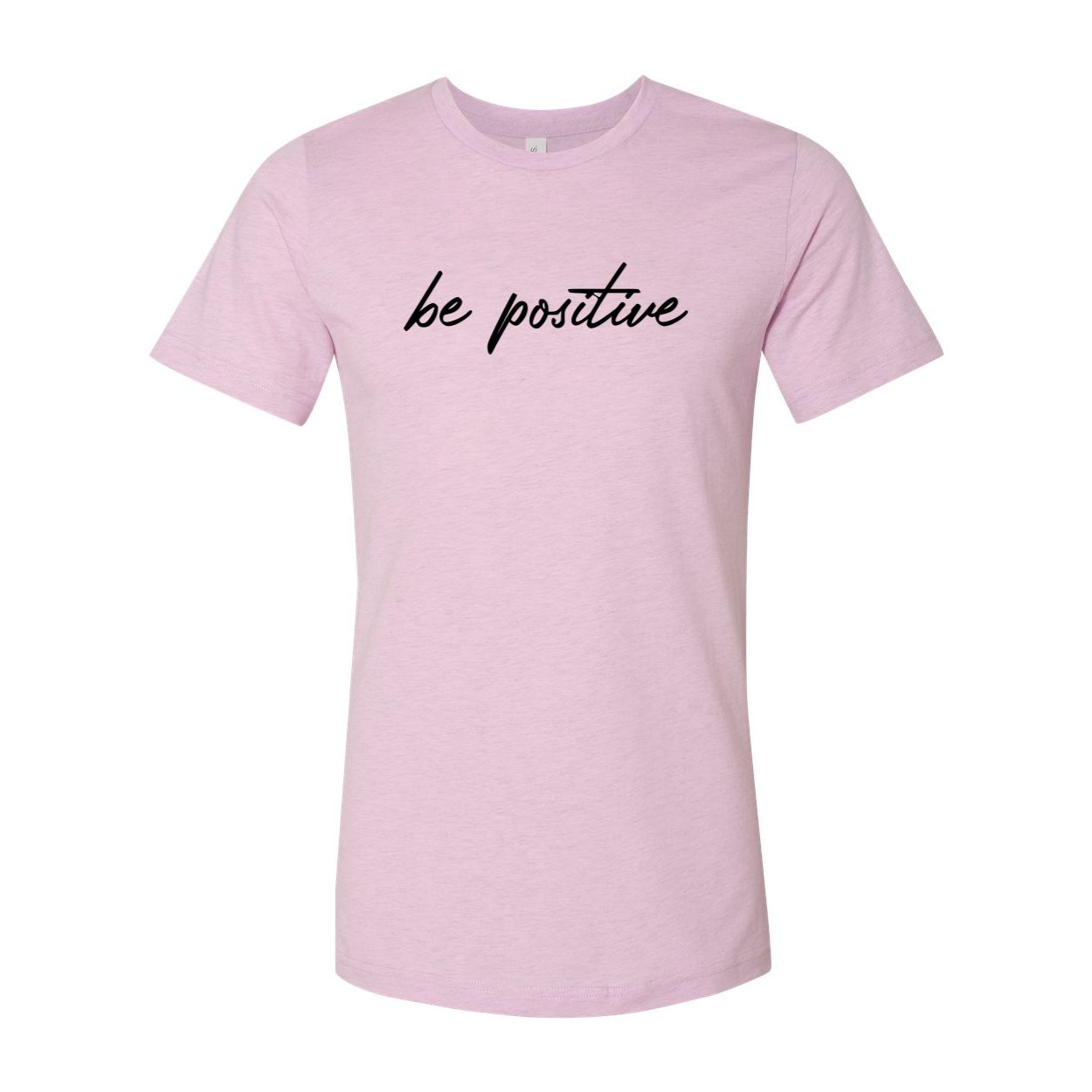 Be Positive Shirt, Size: 2XL, Color: Heather Prism Lilac