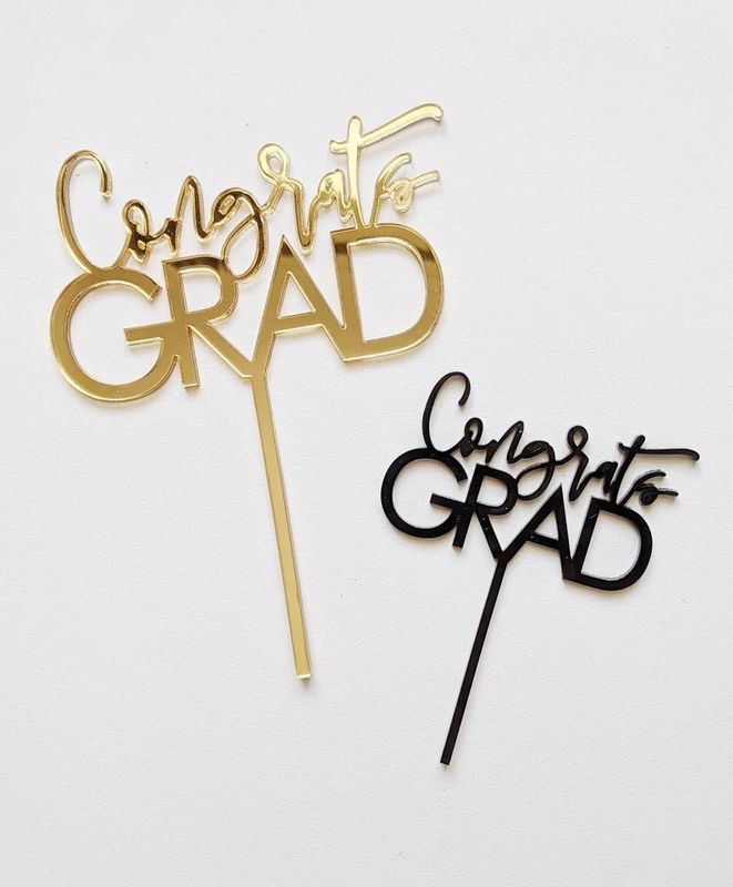 Congrats Grad Cake Topper