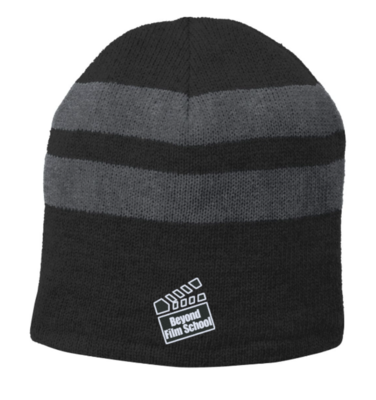 Beyond Film School Fleece-Lined Striped Beanie Cap