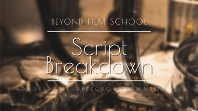 Excel Script Breakdown for Narrative Projects Excel Script Breakdown for Narrative Projects