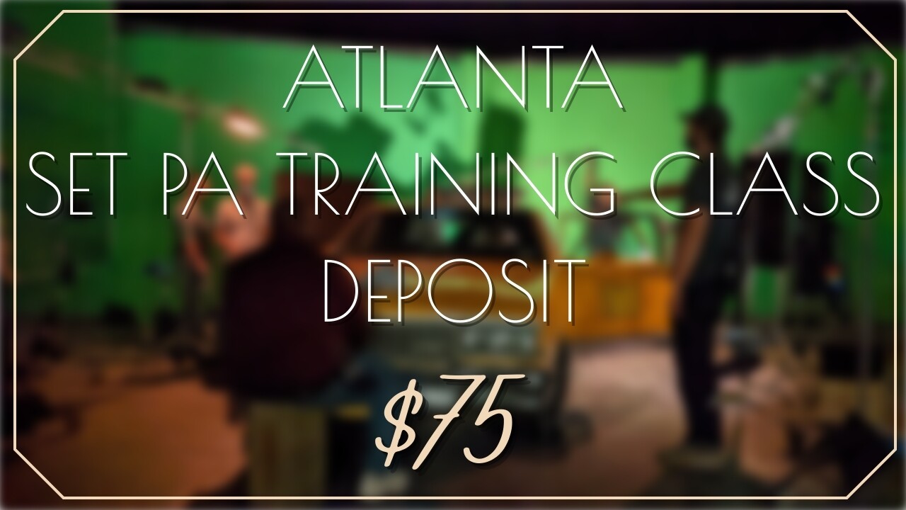 Atlanta  Set PA Training Class - Deposit