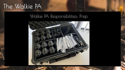 Walkie Production Assistant Training workshop
