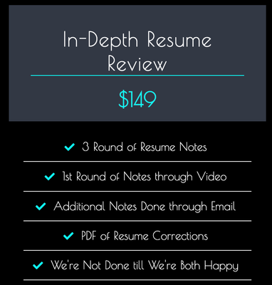 In-Depth Resume Review Finalization