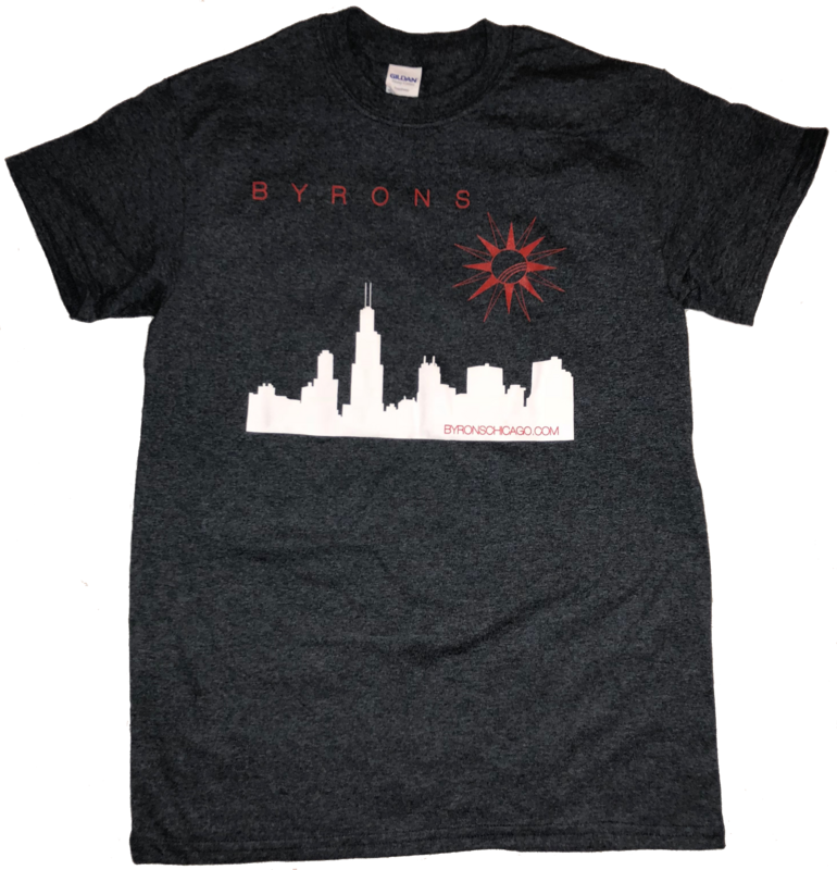 Byron's City Skyline Shirt GREY LARGE