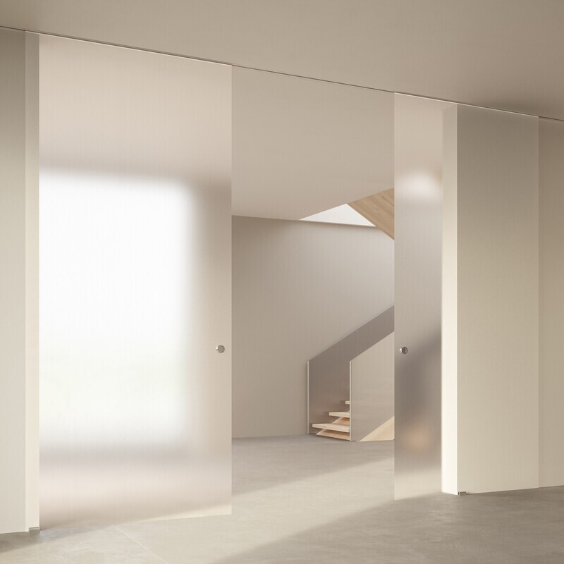 Scenario Visio Up Vidrio Point satinado extraclaro