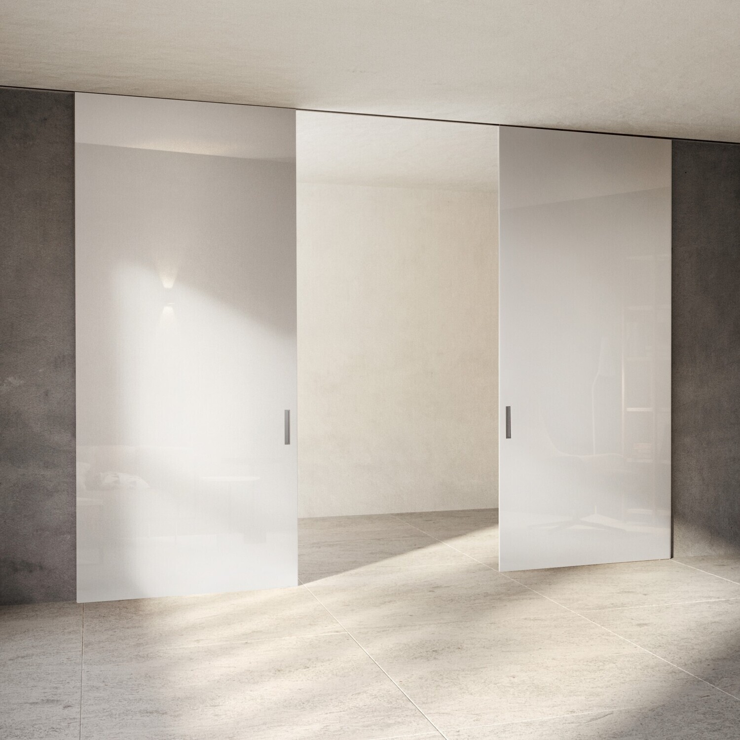Scenario Lignum bianco brillo