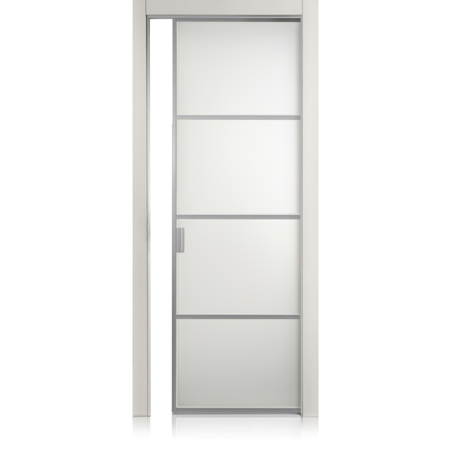 Puerta Cristal Frame/3 grigio lux
