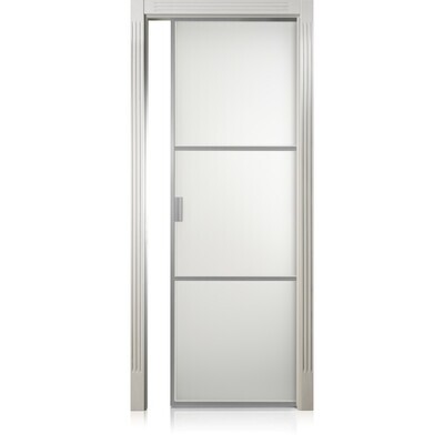 Puerta Cristal Frame/2 Envejecido con hilo de oro/plata
