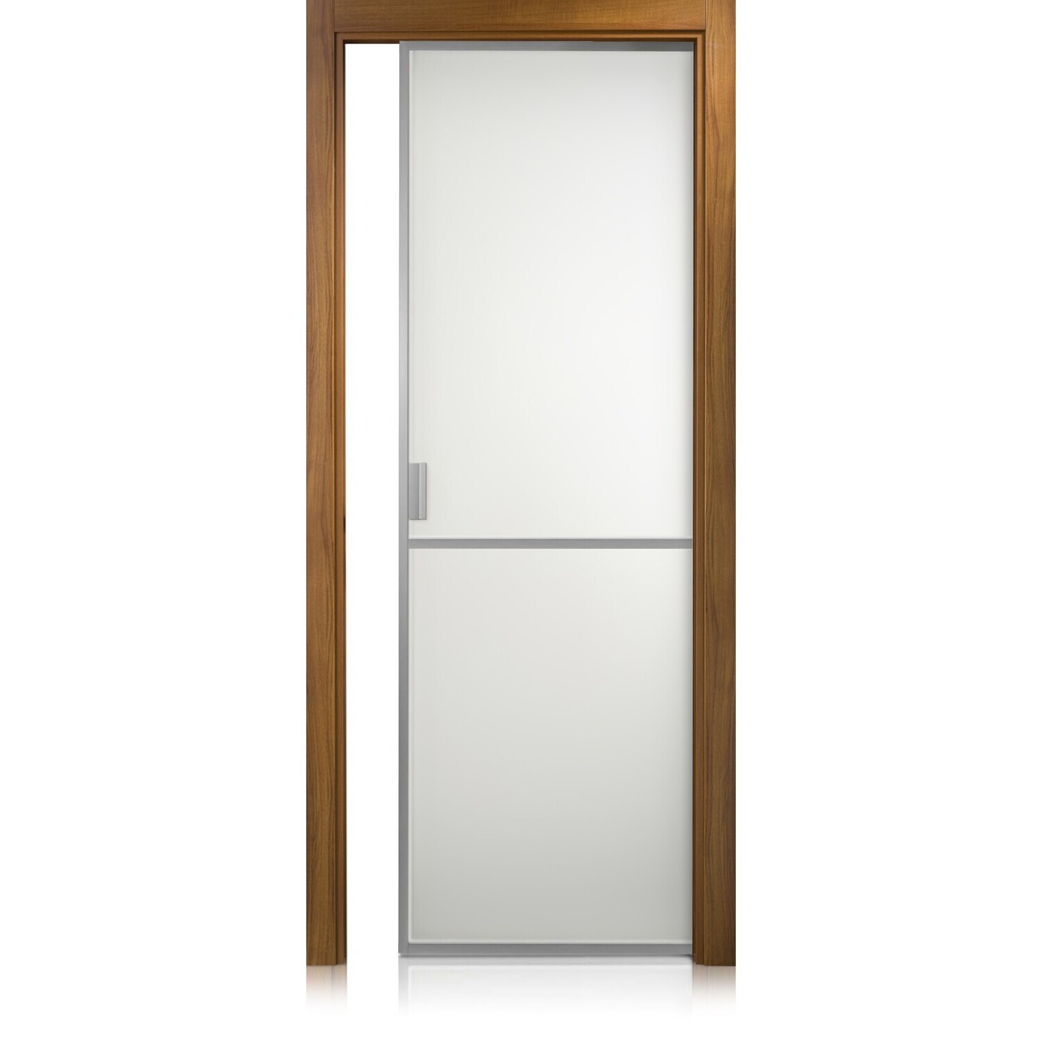 Puerta Cristal Frame/1 noce