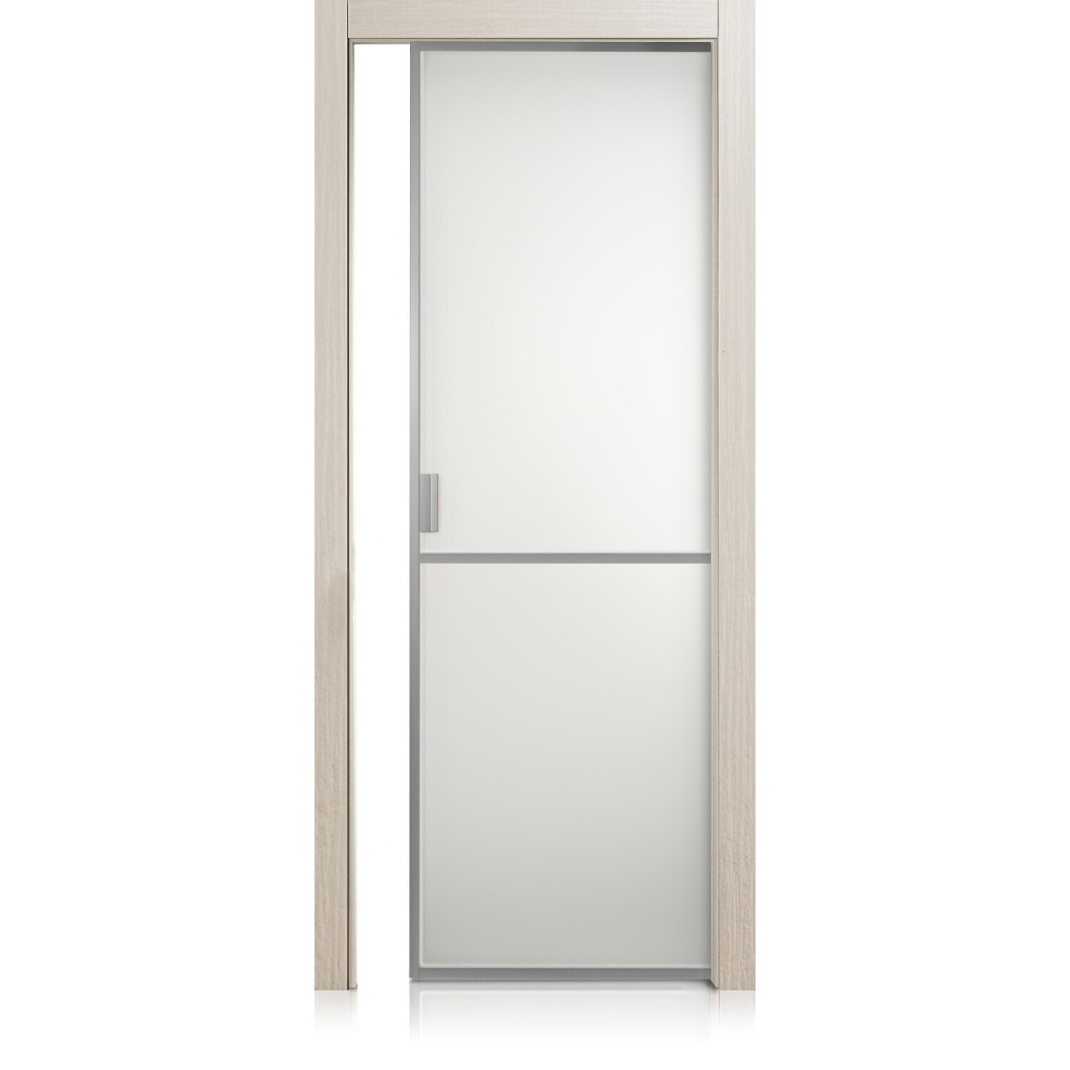 Puerta Cristal Frame/1 materic greige