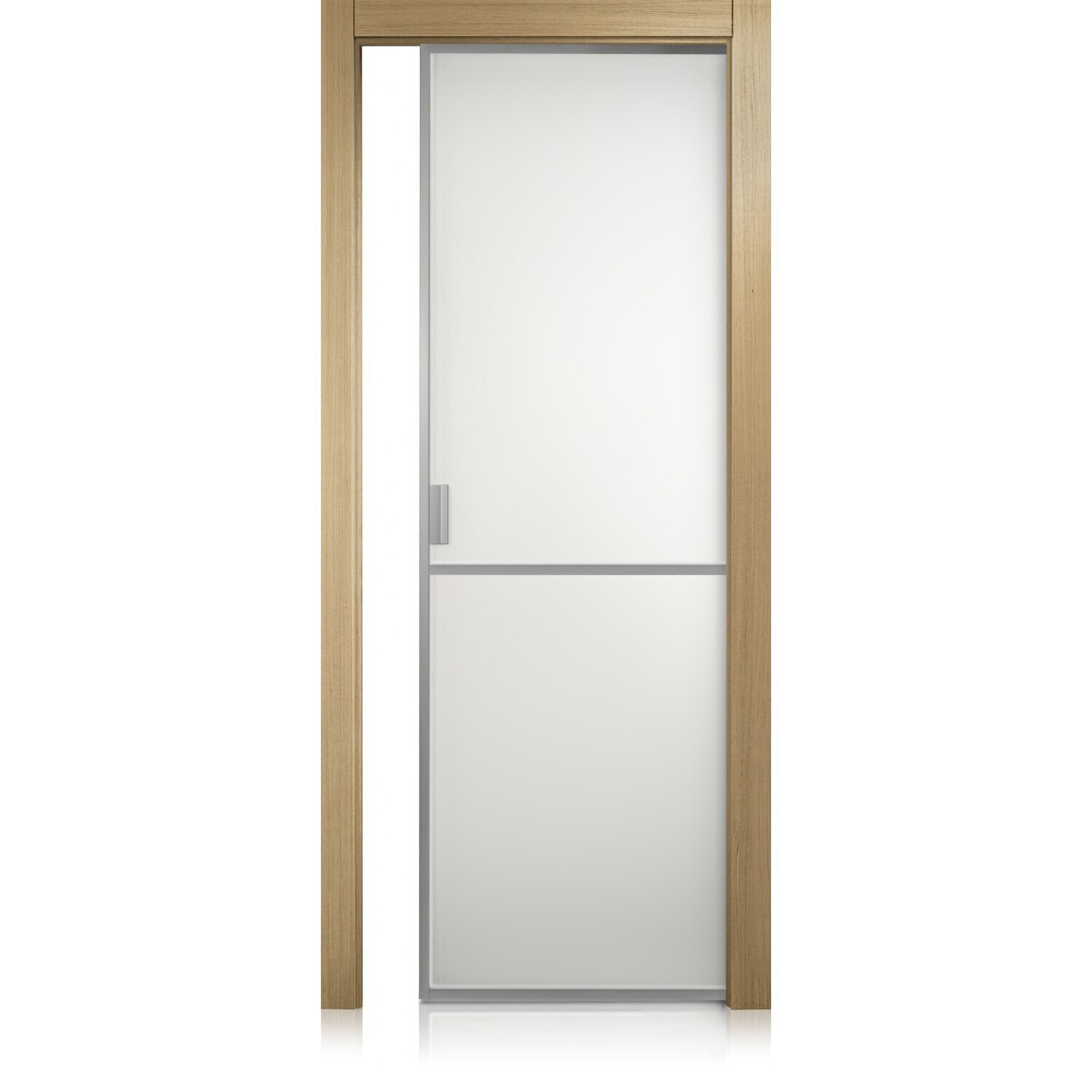 Puerta Cristal Frame/1 rovere gold