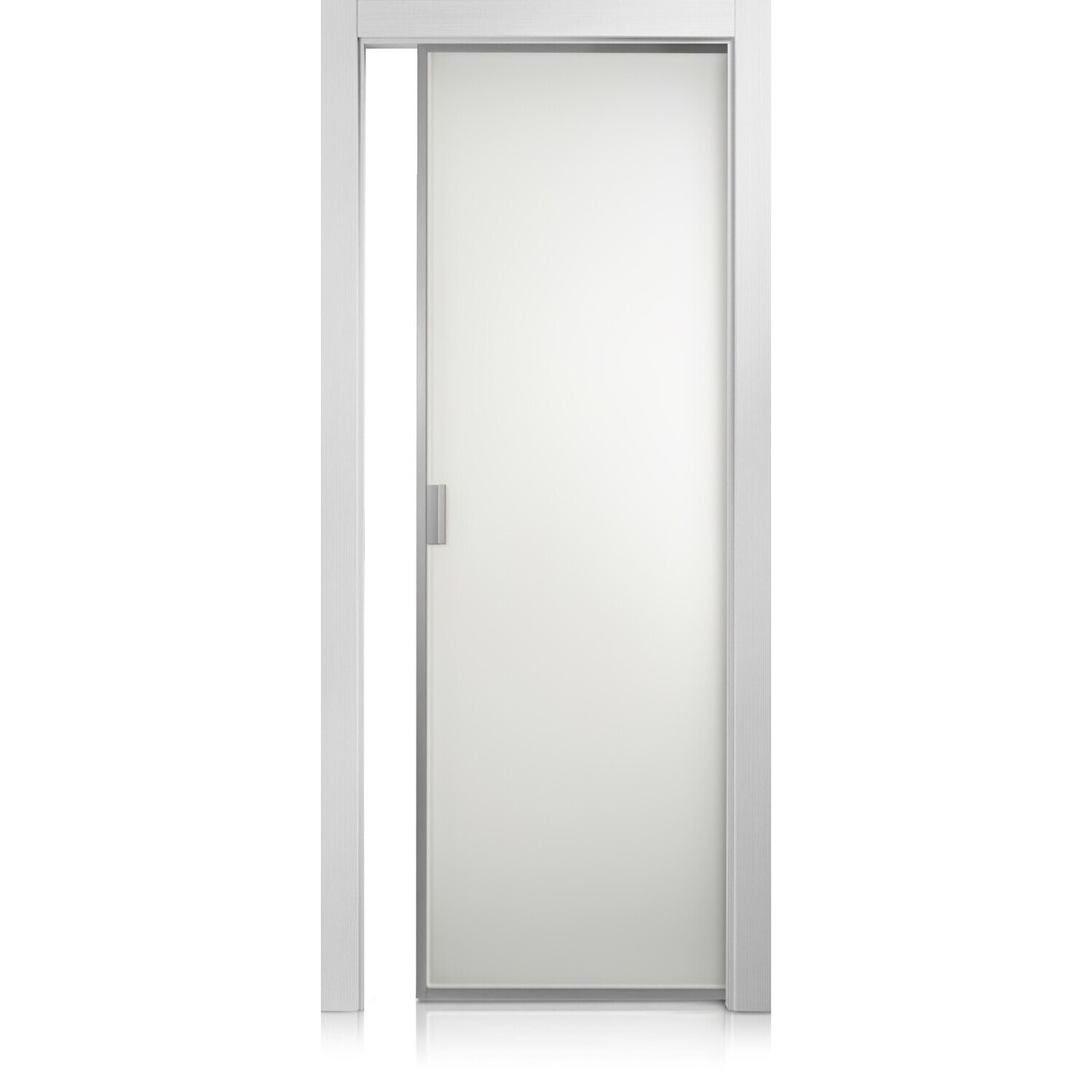 Puerta Cristal Frame grafis bianco
