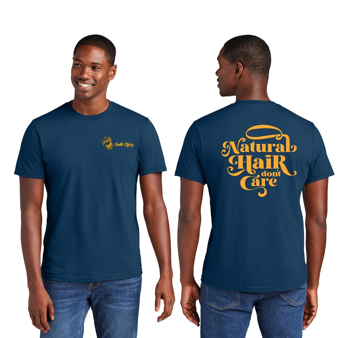 T-Shirt (Male) - Natural Hair Don't Care