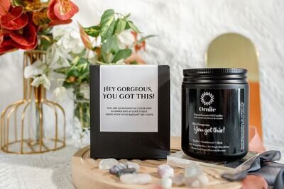 You got this! | Fluorite &amp; Moonstone Crystals
