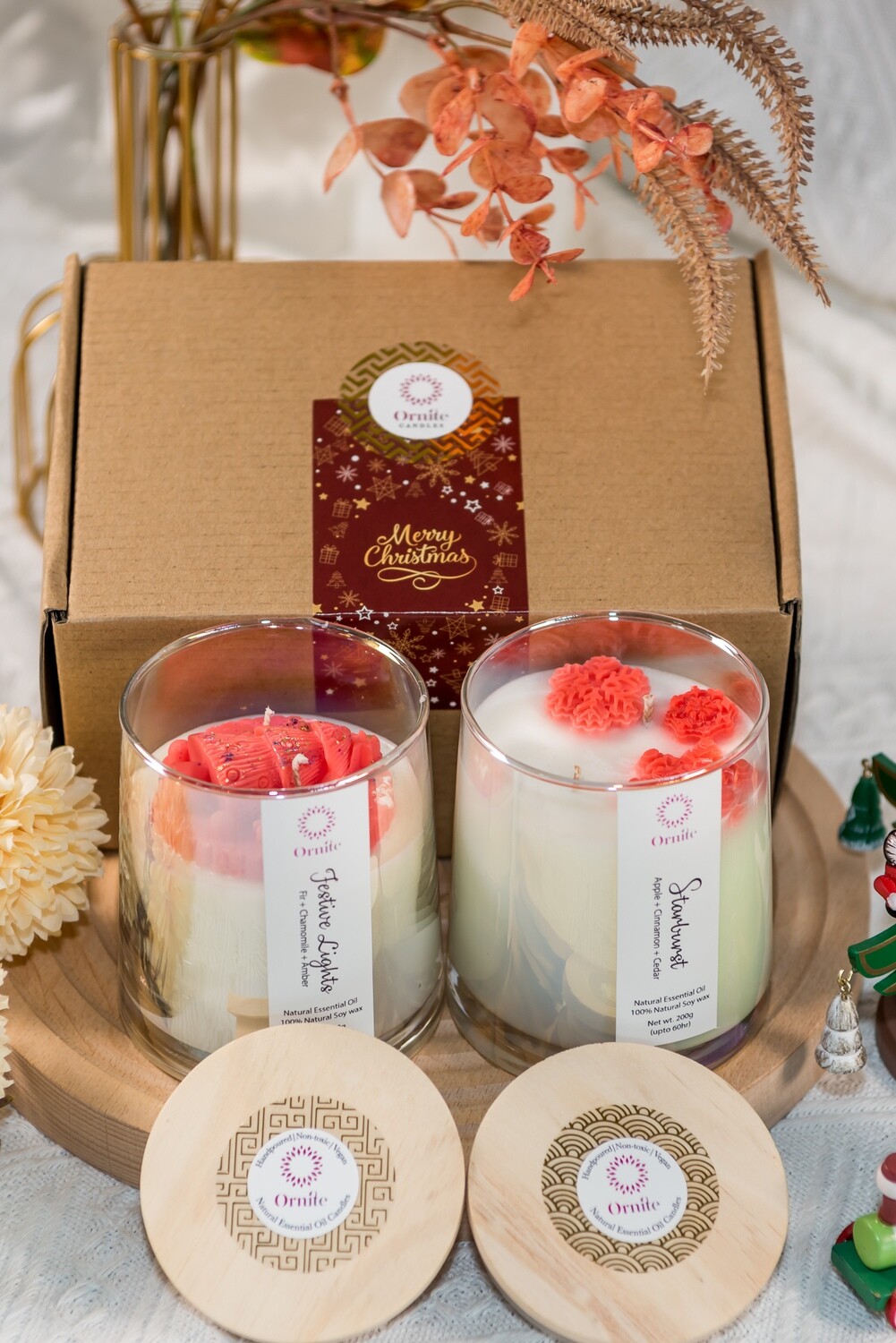 Luxury Christmas Gift Set (Festive lights + Starburst)