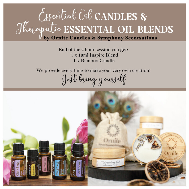 WORKSHOP - Candle Making &amp; Essential Oil Blends