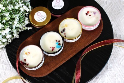 Discovery Set 2.0 in 4 best selling Crystal Candle blends