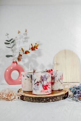Bouquet Pillar Candle (Ornite Special)