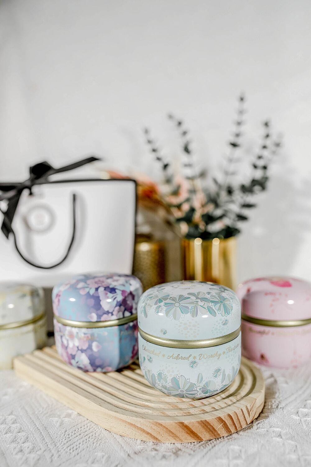 Affirmation Gift set - 2 candle tins