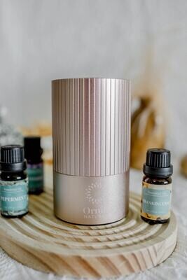 Waterless Essential Oil Diffuser - Black/Rose gold