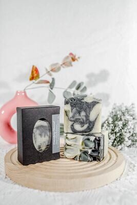 Detoxifying Charcoal Soap with Green Aventurine