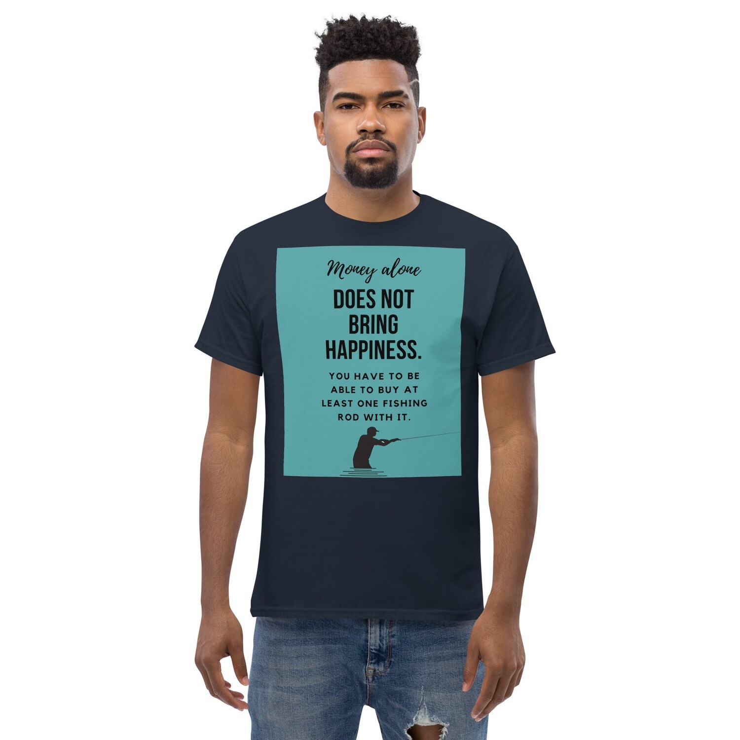 Men&#39;s heavyweight tee, Anglers t-shirt, funny fishing t-shirt, gift for the crazy angler