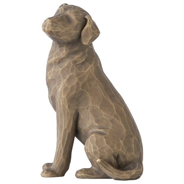 Love My Dog Dark - Willow Tree - ORIGINAL