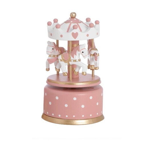 Giostra Carillon Rosa Bubble 13,5 cm - Encantada