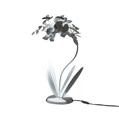 Lampada da tavolo Pianta Orchidea Bianca - Arti e Mestieri