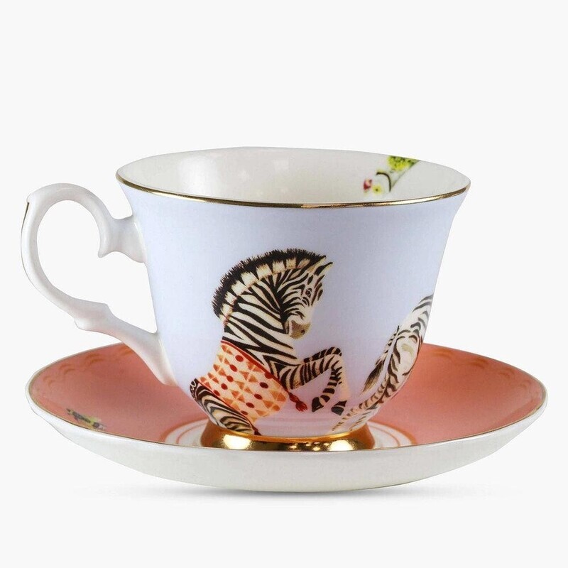 Tazza Thè con piattino Zebra - Yvonne Ellen Tazza Thè con piattino Zebra - Yvonne Ellen
