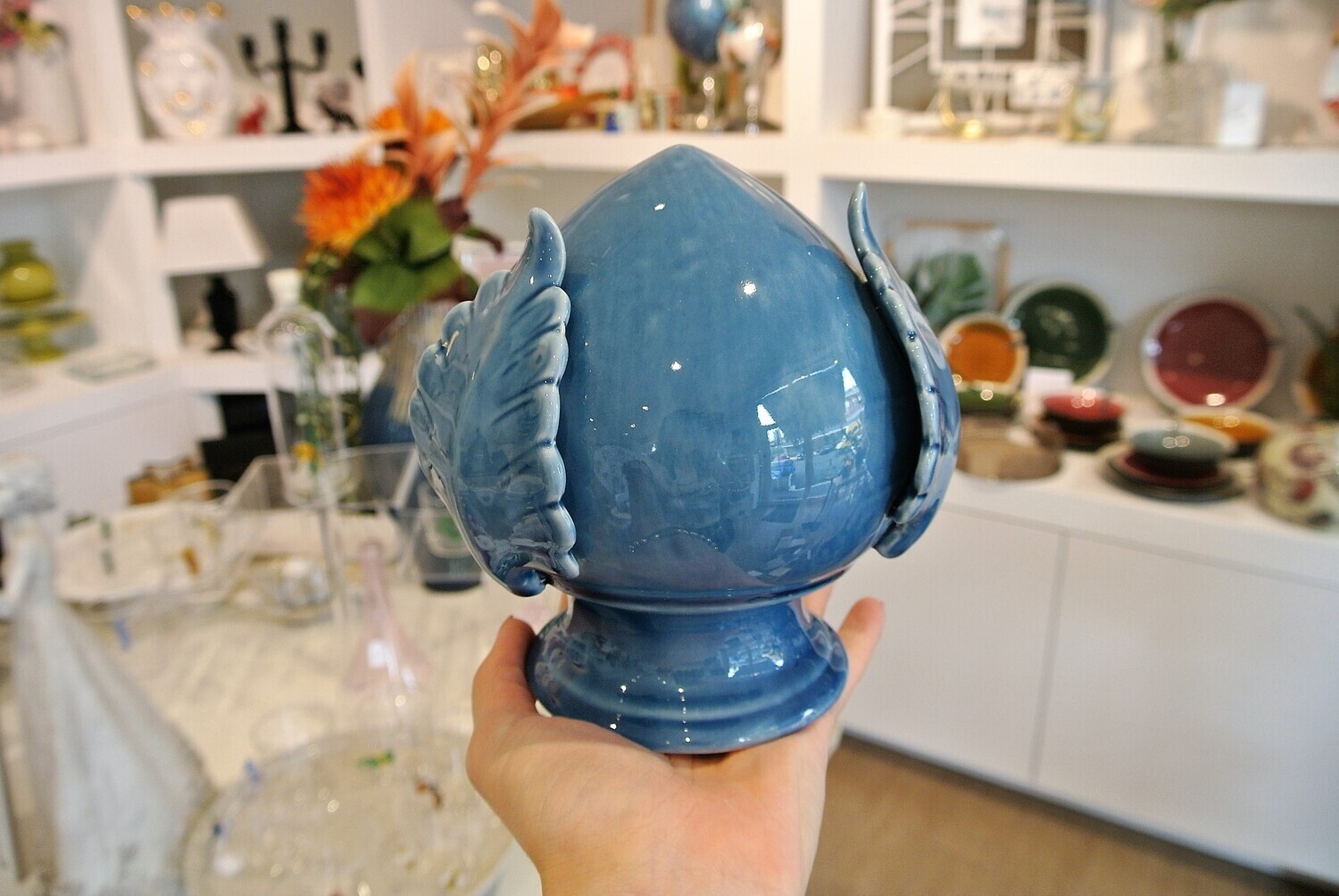 Pumo Pugliese in Ceramica Blu