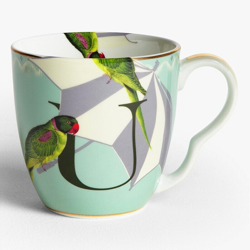 Alphabet Mug U - Umbrella Bird - Yvonne Ellen Alphabet Mug U - Umbrella Bird - Yvonne Ellen
