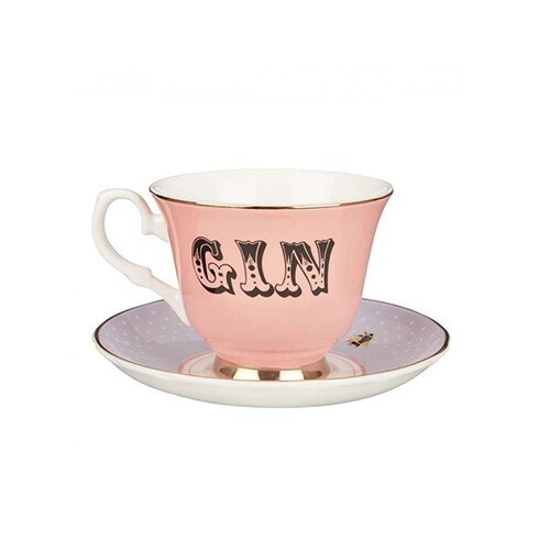 Tazza Thè con piattino Gin - Yvonne Ellen Tazza Thè con piattino Gin - Yvonne Ellen