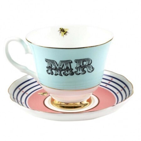 Tazza Thè con piattino Mr - Yvonne Ellen Tazza Thè con piattino Mr - Yvonne Ellen