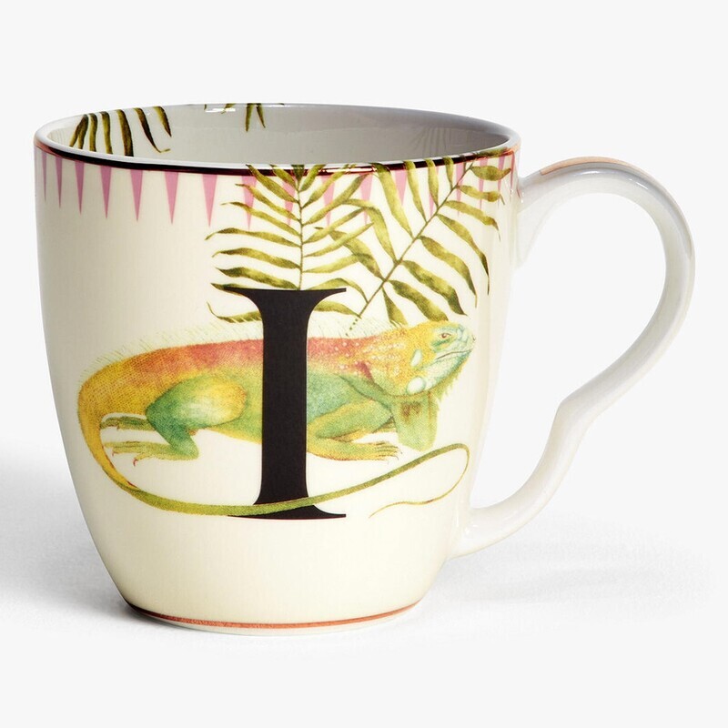 Alphabet Mug I - Iguana - Yvonne Ellen Alphabet Mug I - Iguana - Yvonne Ellen