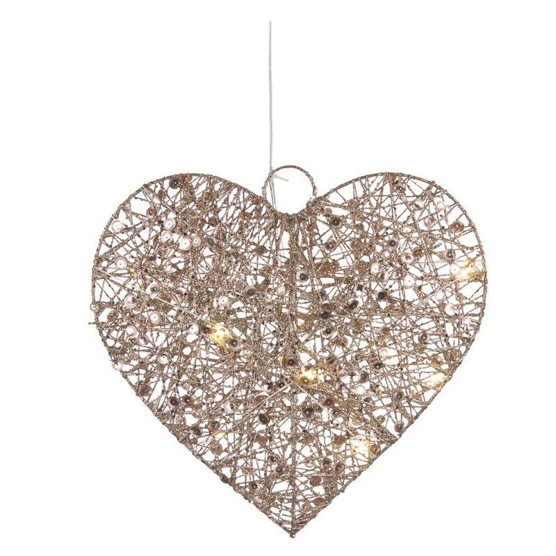 Cuore Grande con Led