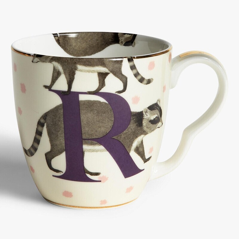 Alphabet Mug R - Racoon - Yvonne Ellen Alphabet Mug R - Racoon - Yvonne Ellen