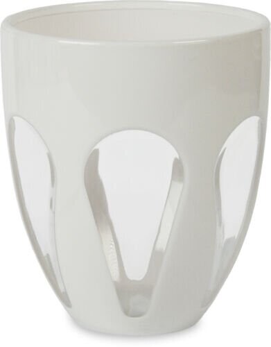 SET 6 BICCHIERI ACQUA BI-COLOR BIANCO/TRASP - BACI MILANO