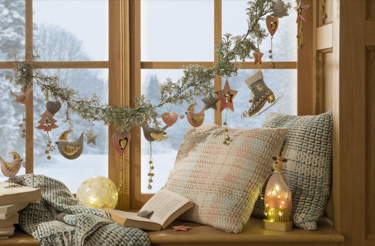 Set 6 pendenti blu - L'Oca Nera