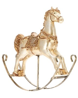 Cavallo a dondolo oro - Timstor