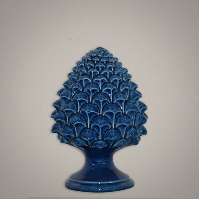 Pigna Blu H 20 - Ceramica Caltagirone