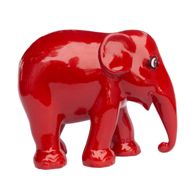 Elefante "Metallic Vermilion Red" H 10 - Elephant Parade
