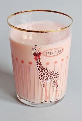 Bicchiere Bibita in vetro con Giraffa - Yvonne Ellen