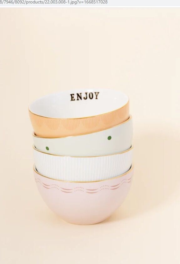 Set di 4 Ciotole frutta - Yvonne Ellen
