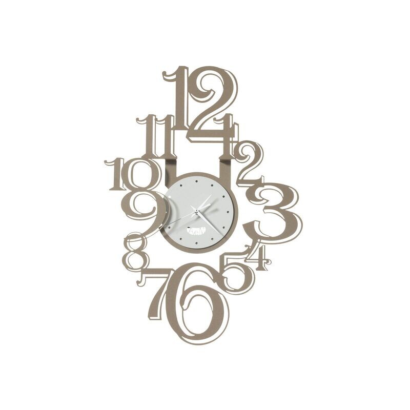 Orologio da parete freak Beige - Arti e Mestieri