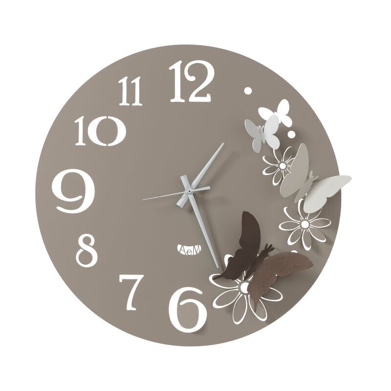 Orologio Fiori e Farfalle Sabbia - Arti e Mestieri
