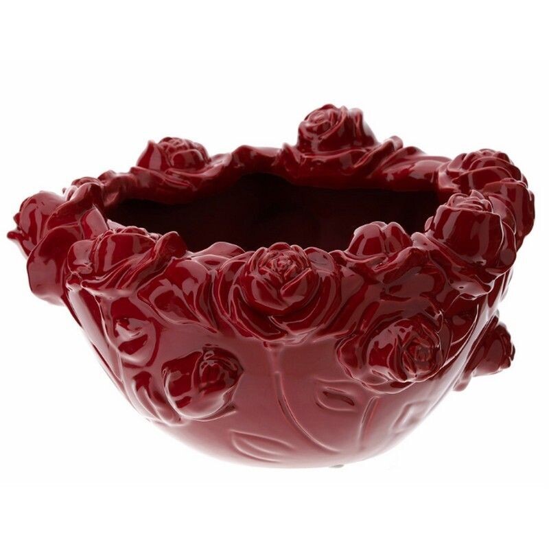 CIOTOLA SCULTURA ROSE GRES rosso - Hervit CIOTOLA SCULTURA ROSE GRES rosso - Hervit