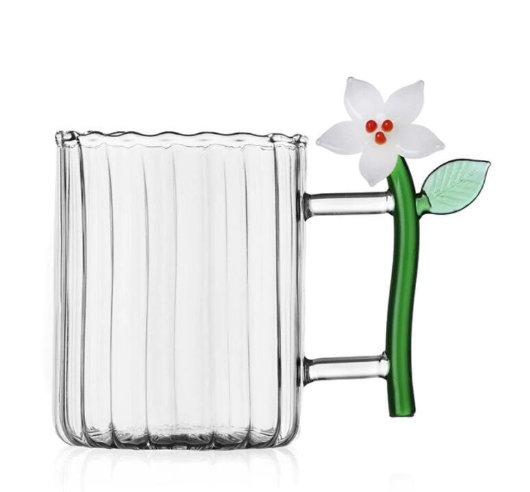 Mug ottica Stella bianca - CHRISTMAS FLOWERS ICHENDORF