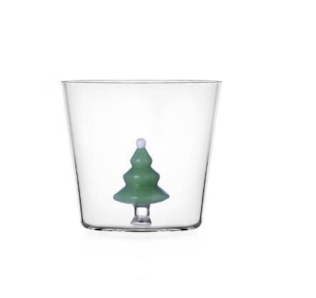 ​Bicchiere Tumbler con Albero Verde Opaco - WHITE BEAR&WISH TREE ICHENDORF